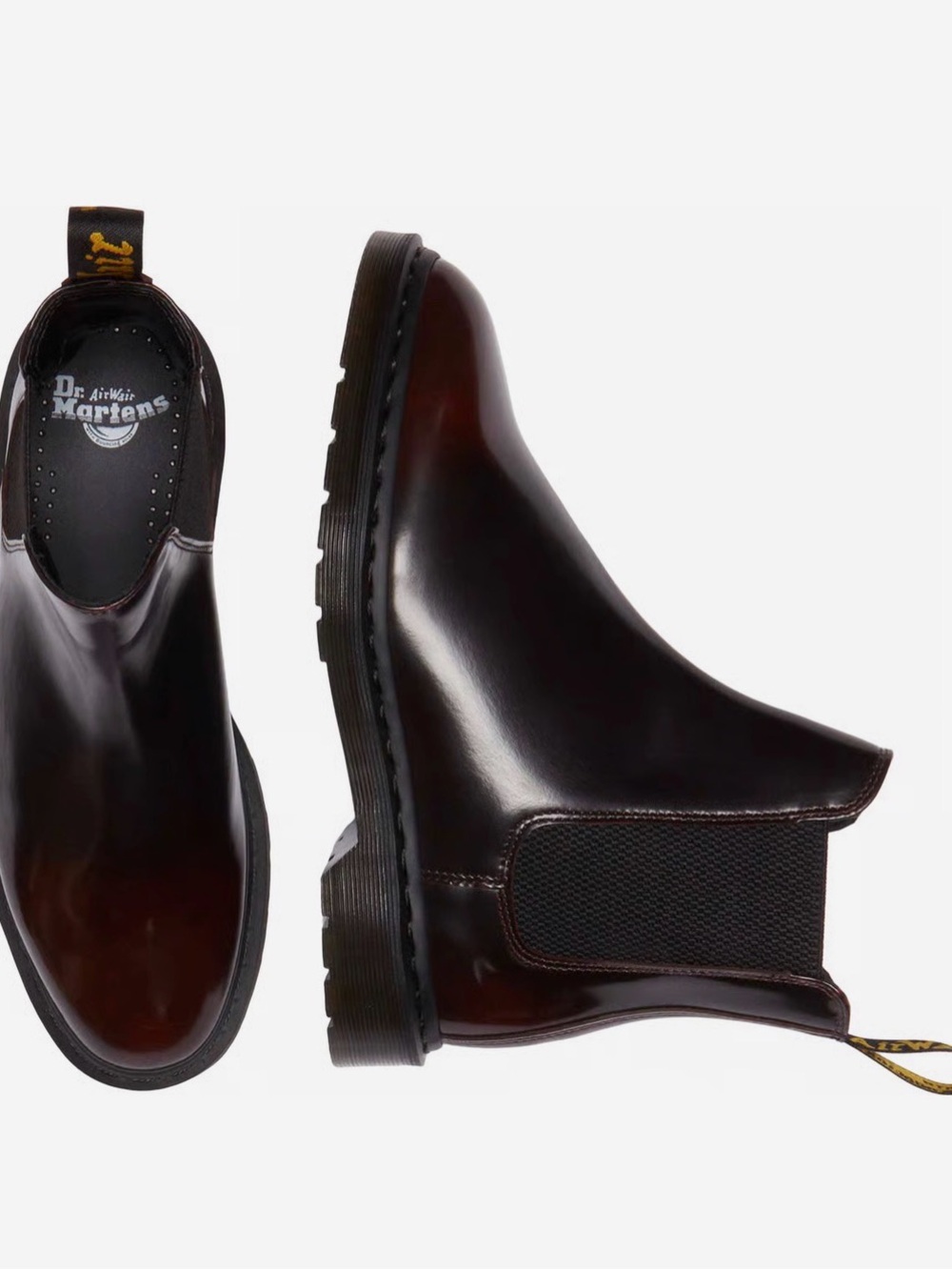 Dr. Martens NEW Women’s Unisex Chelsea Boots in Red Leather